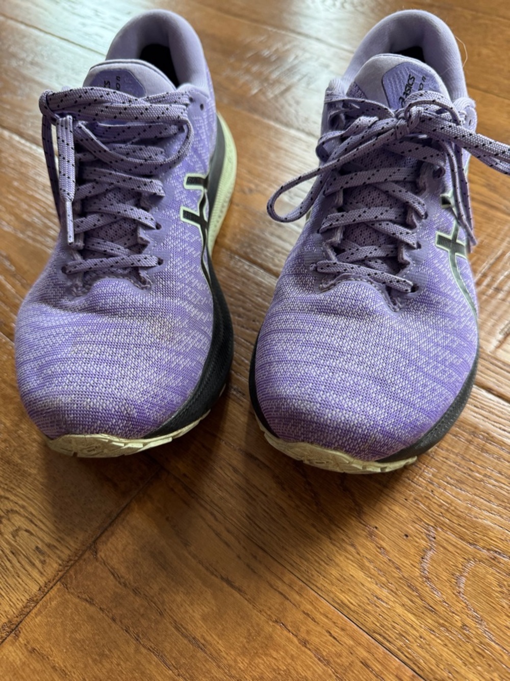 Asics Lavender Knit Women's Athletic Running Shoes Gore Tex waterproof